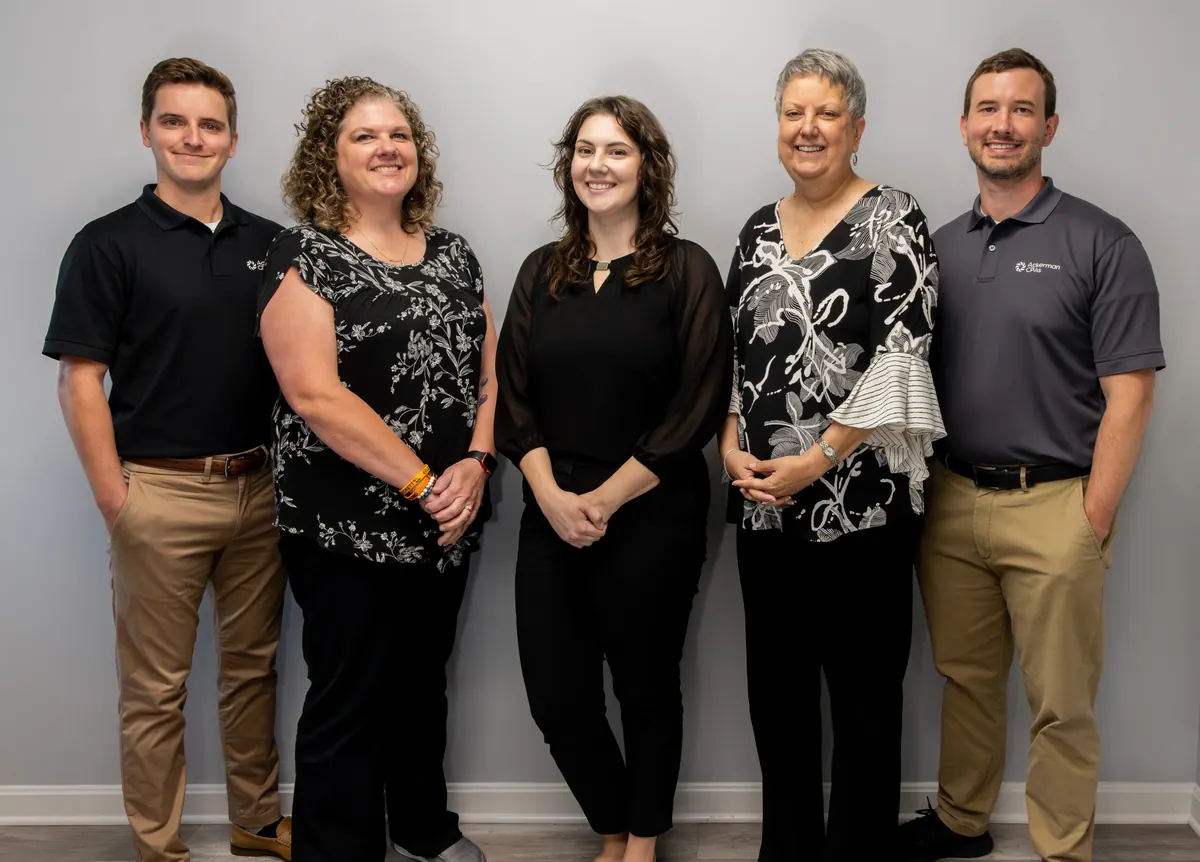 The Ackerman CPAs team together in the office
